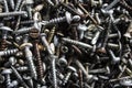 Old bolts, abstract background Royalty Free Stock Photo