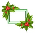 Frame christmas mistletoe 10eps