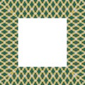 Frame composition of typical maroccan wall decorations with yellow and green colored ceramic tiles called azulejos with a Royalty Free Stock Photo