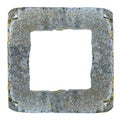Frame of concrete kerb