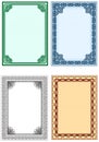 Frame for design of certificates and diplomasÃÅ