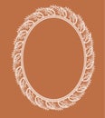 The frame of the elements of abstract lace