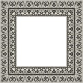 Frame with floral elements and copy space
