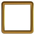 Frame gold clip art Royalty Free Stock Photo