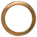 Frame gold ring Royalty Free Stock Photo