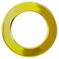 Frame gold ring Royalty Free Stock Photo