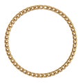 Frame with golden chain Royalty Free Stock Photo