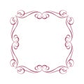 Frame graceful antique.Vector illustration.Space text.