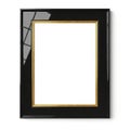 The frame includes an inner gold border, adding an elegant contrast Royalty Free Stock Photo