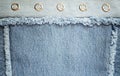 Frame of jeans Royalty Free Stock Photo