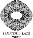 Frame lace-like