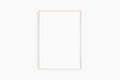 Frame mockup 5x7, 50x70, A4, A3, A2, A1. Single light wood frame mockup. Clean, modern, minimalist, bright. Portrait. Vertical