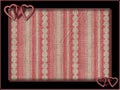 Frame with pink hearts and background Royalty Free Stock Photo