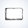 Frame pointer. Vector drawing Royalty Free Stock Photo