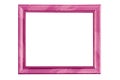 Frame purple isolated on white background Royalty Free Stock Photo