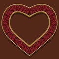 Frame ruby color with shadow
