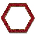 Frame ruby color with shadow