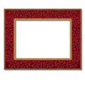 Frame ruby color with shadow