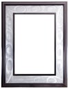 Frame, silver, black Photo Frame. Royalty Free Stock Photo