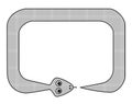 Frame - snake Royalty Free Stock Photo