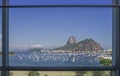 Frame of Sugarloaf Mountain, known locally as Pao de Acucar in Rio de Janeiro