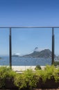 Frame of Sugarloaf Mountain, known locally as Pao de Acucar in Rio de Janeiro Royalty Free Stock Photo