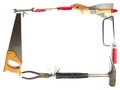 Frame of tools Royalty Free Stock Photo