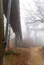 Frame of treetop path