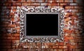 Frame on the wall Royalty Free Stock Photo
