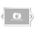 Frame for website slideshow, presentation or series of projected images, photographic slides or online photo album layout Royalty Free Stock Photo