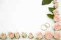 Frame for wedding photo Royalty Free Stock Photo