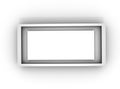 Frame white / Blank Template Empty Null / Card Royalty Free Stock Photo