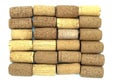 frame of wine corks Royalty Free Stock Photo