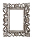 Frame your picture, photo, image. Vintage silver baroque object