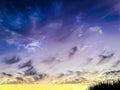 Desert sunset Arizona twilight dark sky