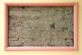Framed Dirt Wall Royalty Free Stock Photo