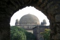 Framed Gol Gumbaz Royalty Free Stock Photo