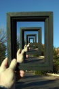 Framed Infinity Royalty Free Stock Photo