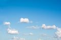 Framed trees and blue skies and clouds Royalty Free Stock Photo