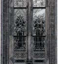 Framed window in medieval and classical architecture