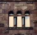 Framed window in medieval and classical architecture