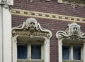 Framed window in medieval and classical architecture