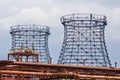 Frames of cooling towers in the Zollverein complex