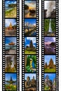 Frames of film - Bali Indonesia travel images my photos Royalty Free Stock Photo