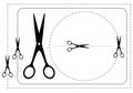 Frames and scissors.