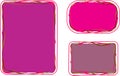 ornate abstract pink purple palette colorful creative banners backdrop Royalty Free Stock Photo
