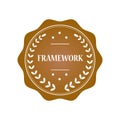 Framework stamp illustration