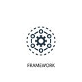 Framework icon. Simple element