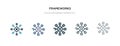 Frameworks icon in different style vector illustration. two colored and black frameworks vector icons designed in filled, outline