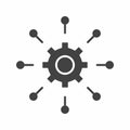 Frameworks icon vector image.
